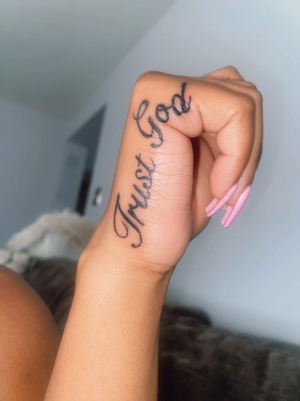 Trust God Tattoos for Women