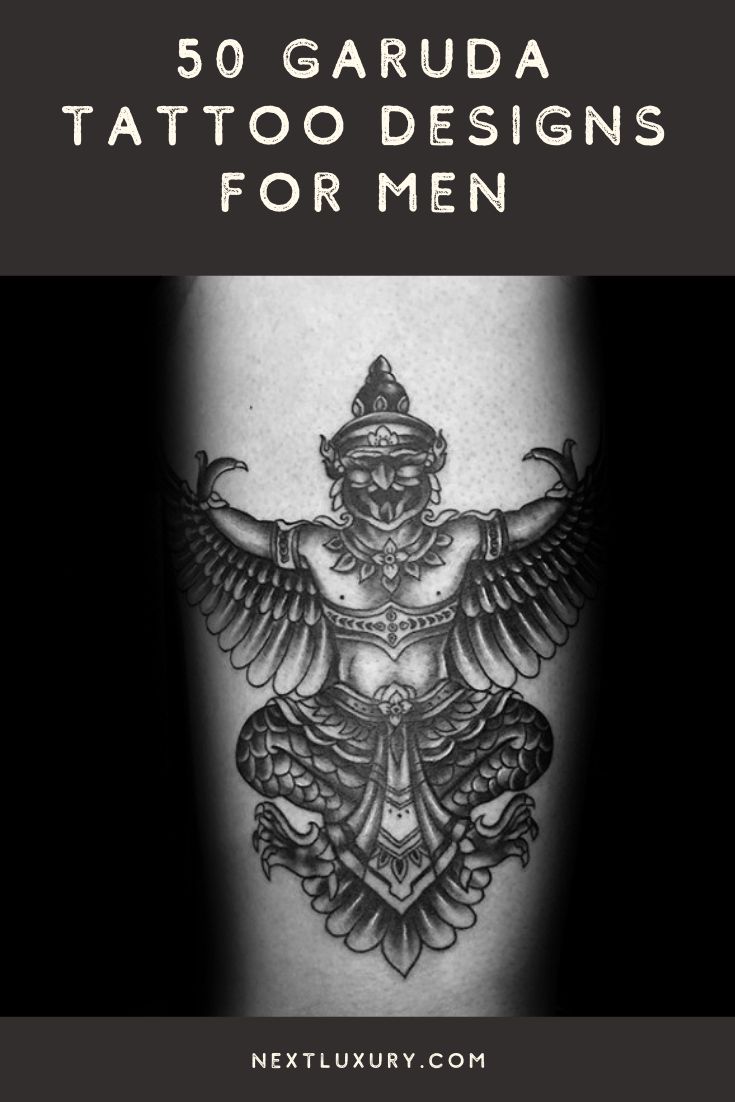 50 Garuda Tattoo Designs For Men - Humanoid Bird Ink Ideas