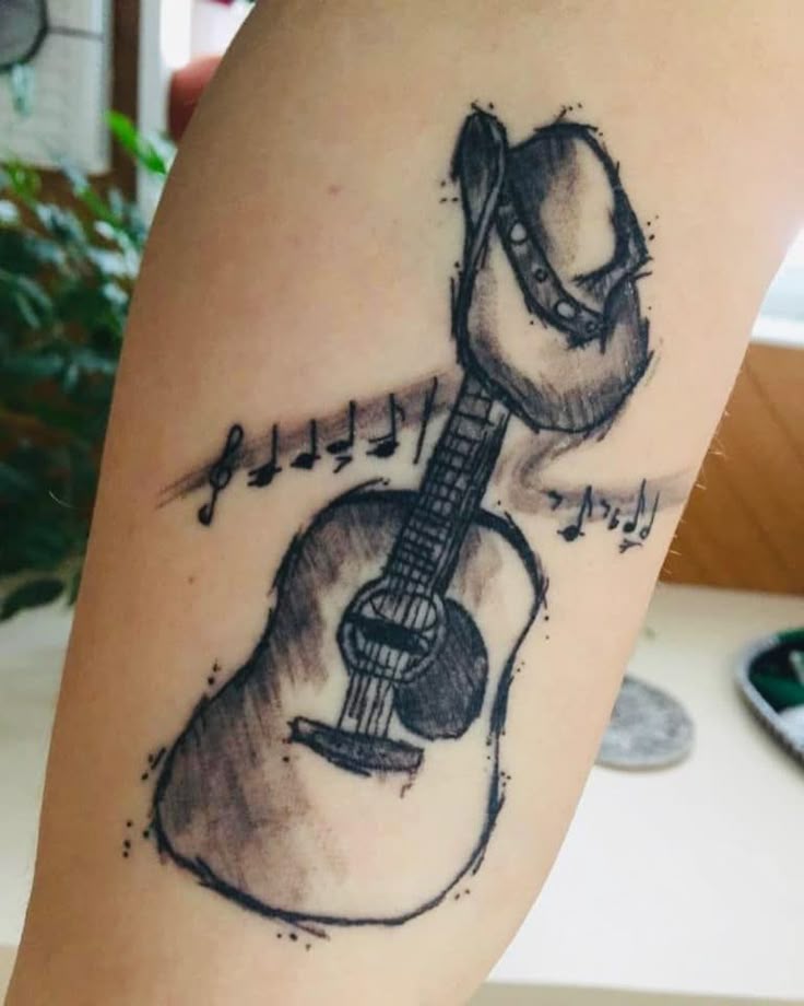 101 Amazing Guitar Tattoos For 2024