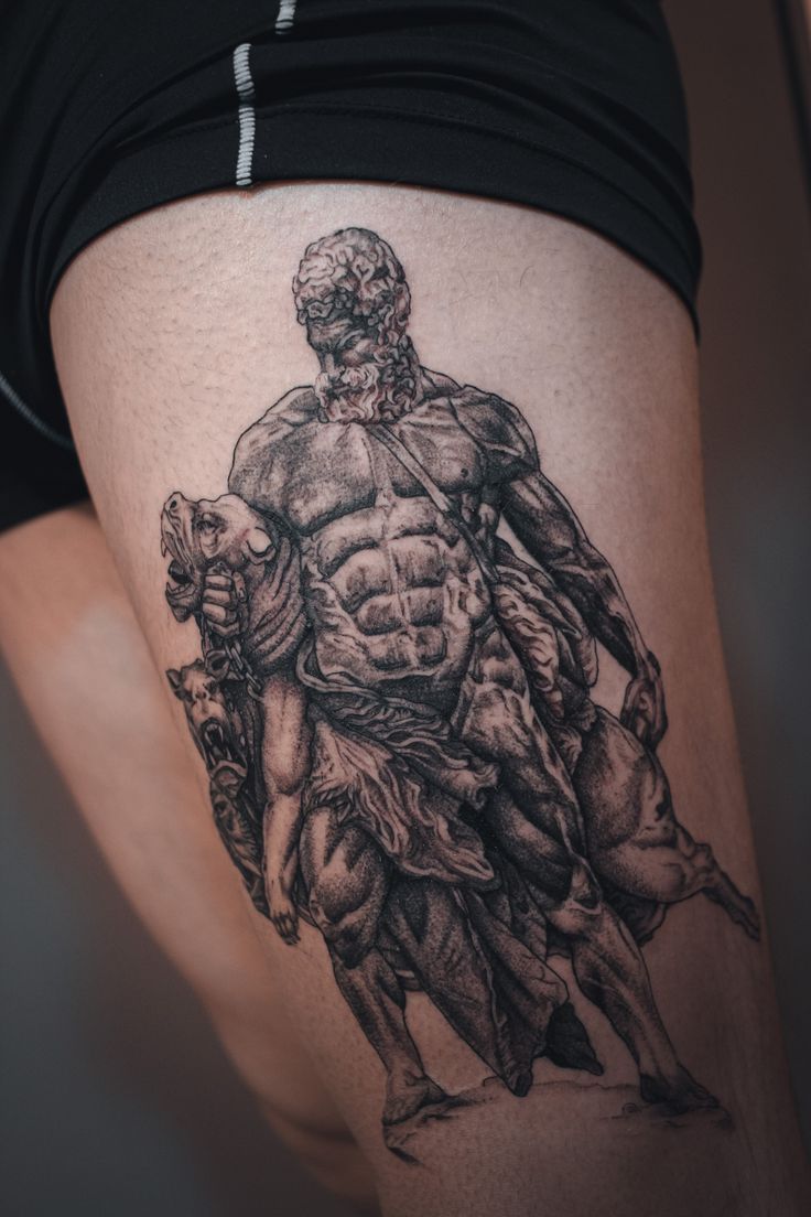 Hercules tattoo by Nuitnoireparis