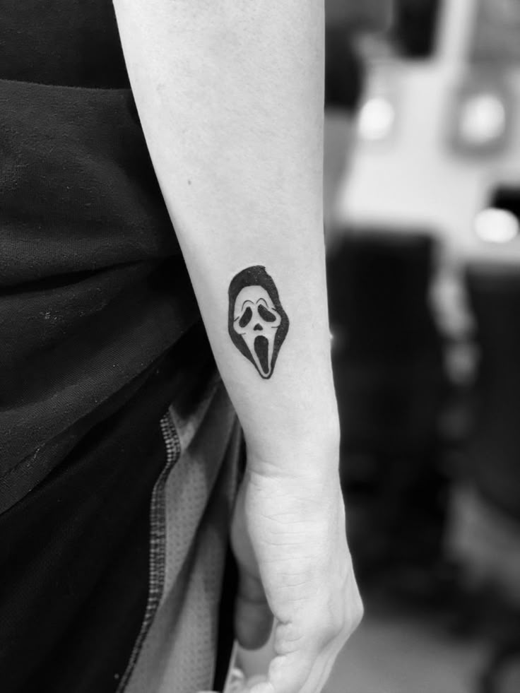 Ghost Face Tattoo
