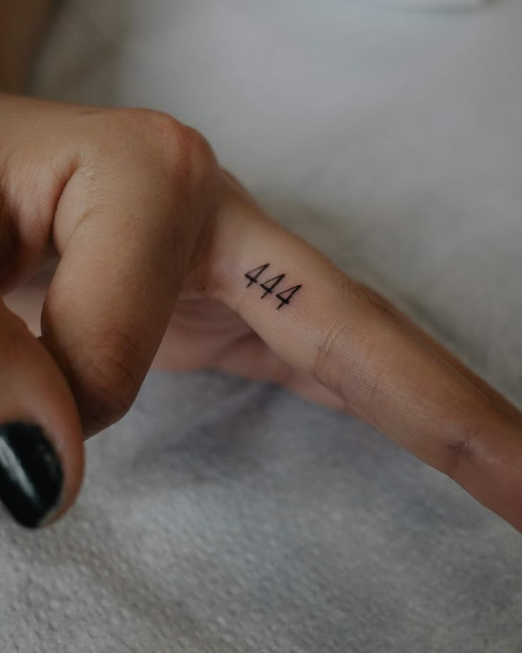 21 Lucky 444 Tattoo - Small Tattoos & Ideas