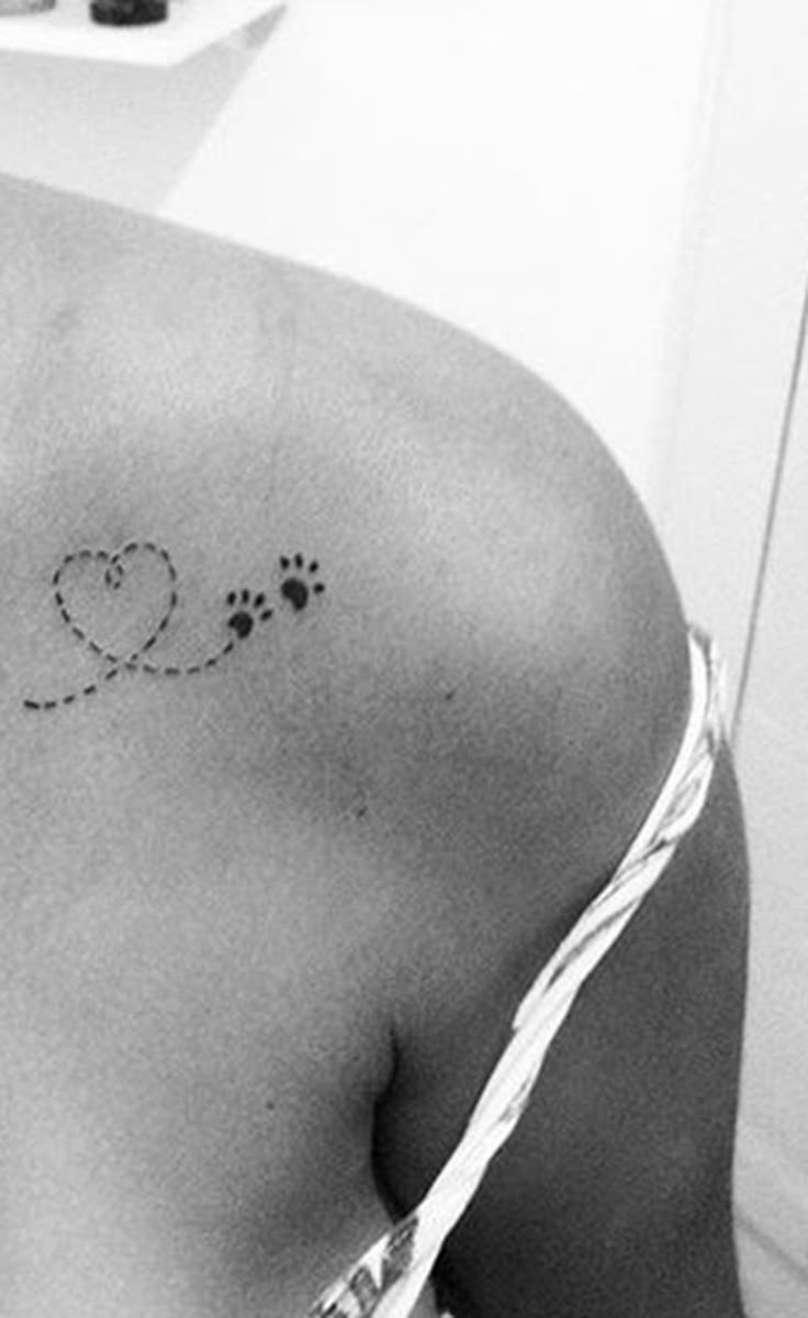 30 Cute Small & Simple Dog Tattoo Ideas for Women Animal Lovers