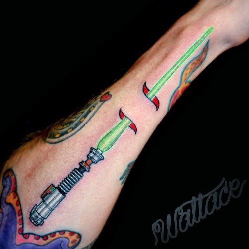 Lightsaber Tattoo