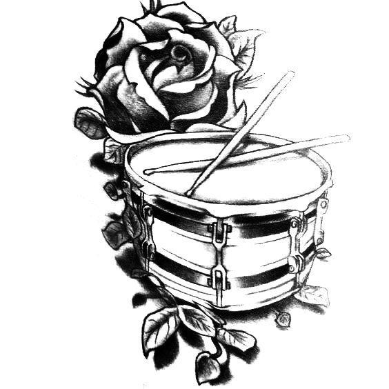 Pin by Michelle Tischofer on Tattoos | Drum tattoo, Music tattoo designs, Drummer tattoo
