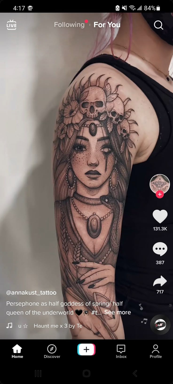 Persephone Tattoo