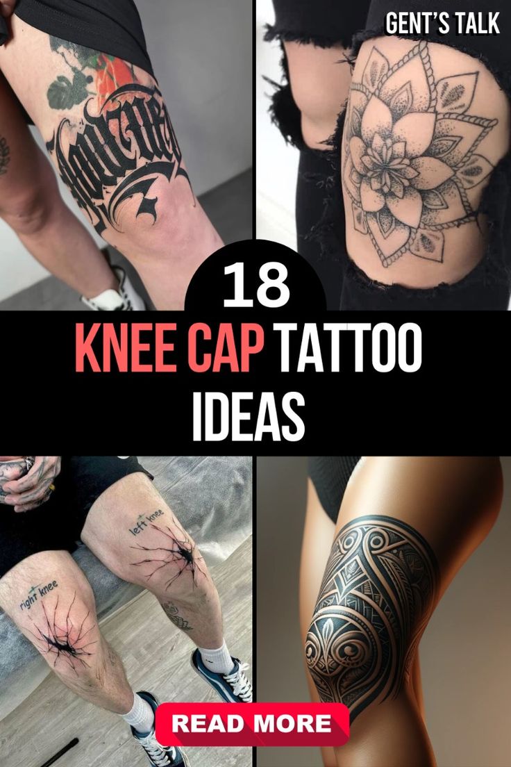 18 Fall Knee Cap Tattoo Ideas that Will Leave You Saying Wow