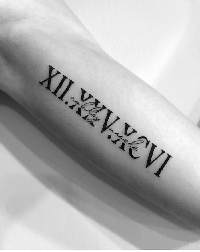 80+ Unique Roman Numeral Tattoo Ideas for Every Style