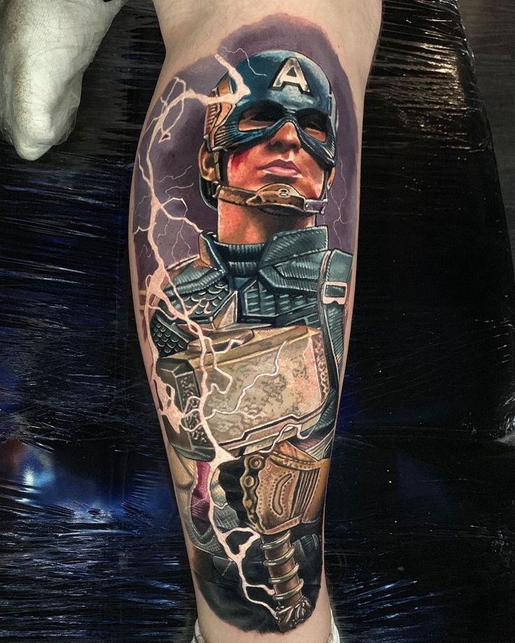 40+ Captain America Tattoos