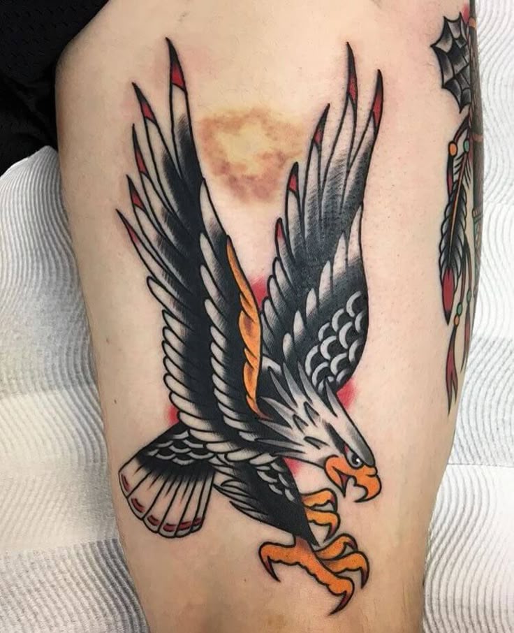 12+ Traditional Eagle Tattoo Designs and Ideas
