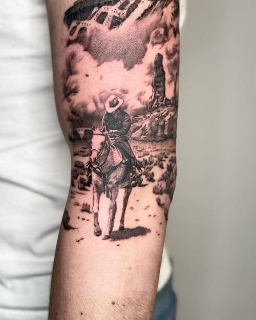 Pin by Jessie Owen on Tattoo ideas | Sleeve tattoos, Tattoos for guys, Cowboy  tattoos