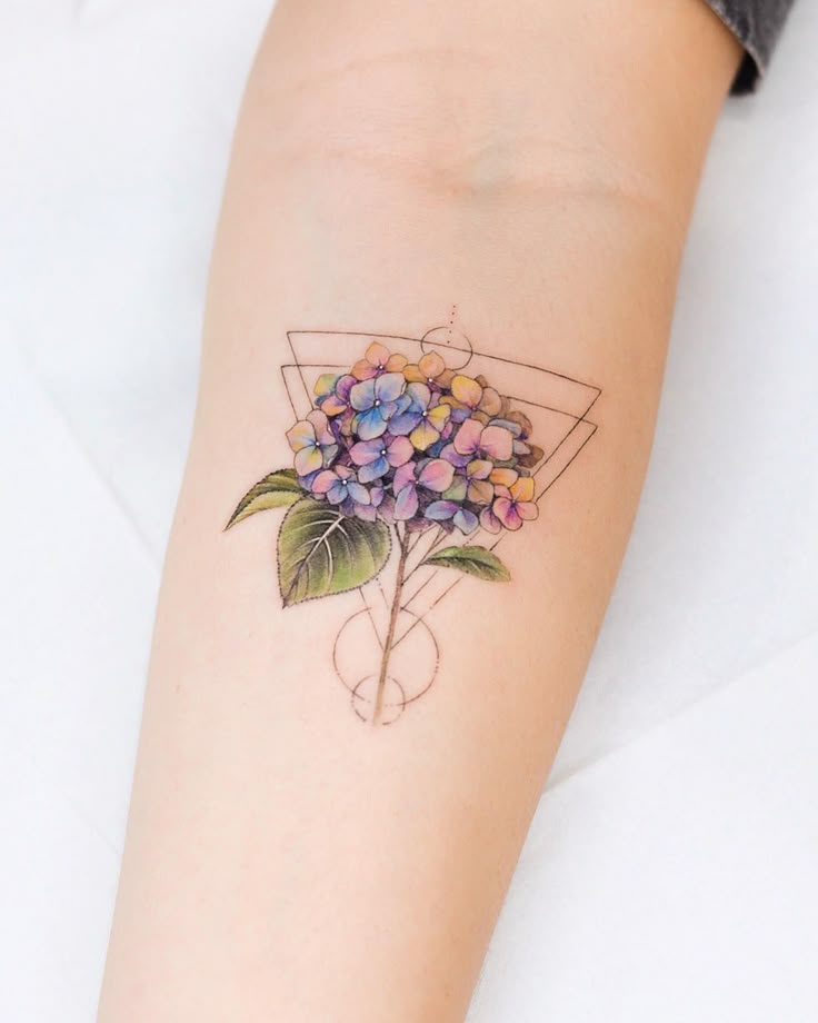 30+ Hydrangea Tattoo Designs As Unique As The Flower Itself - AI Tattoo Lab