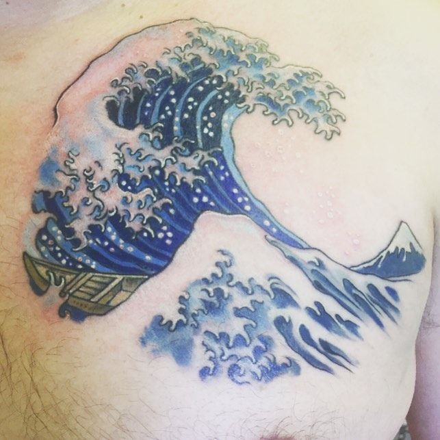 90+ Japanese Wave Tattoo Designs You Need To See!