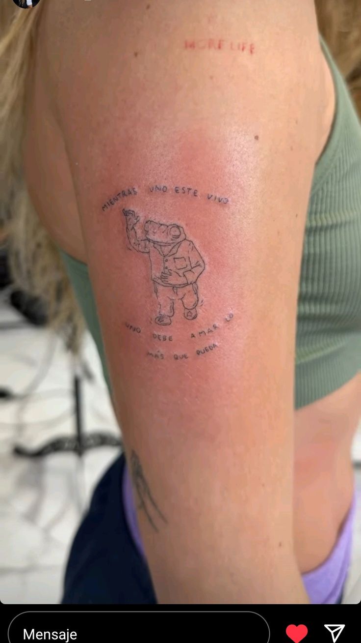 Tatuaje del sapo concho bad bunny