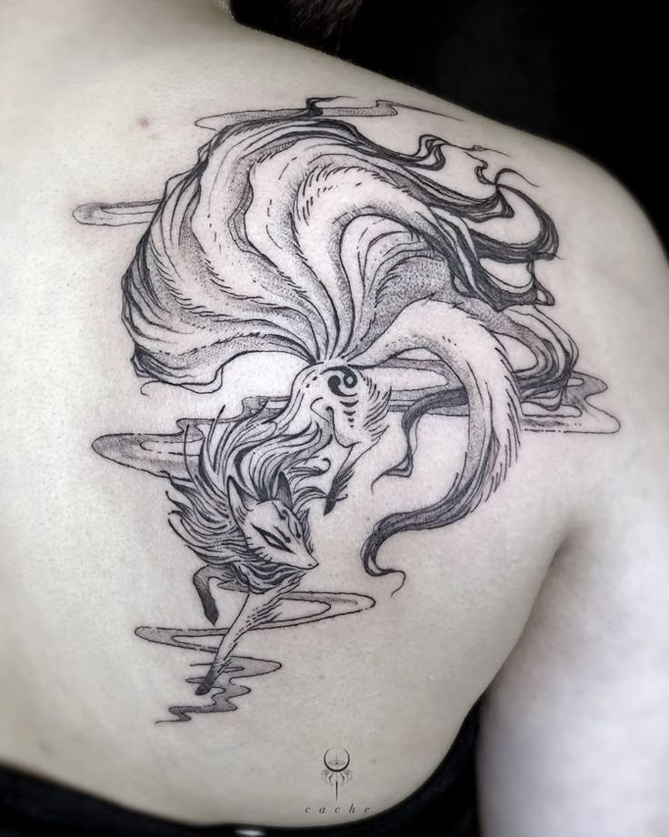 Nine-tailed fox tattoo designs - c a c h e