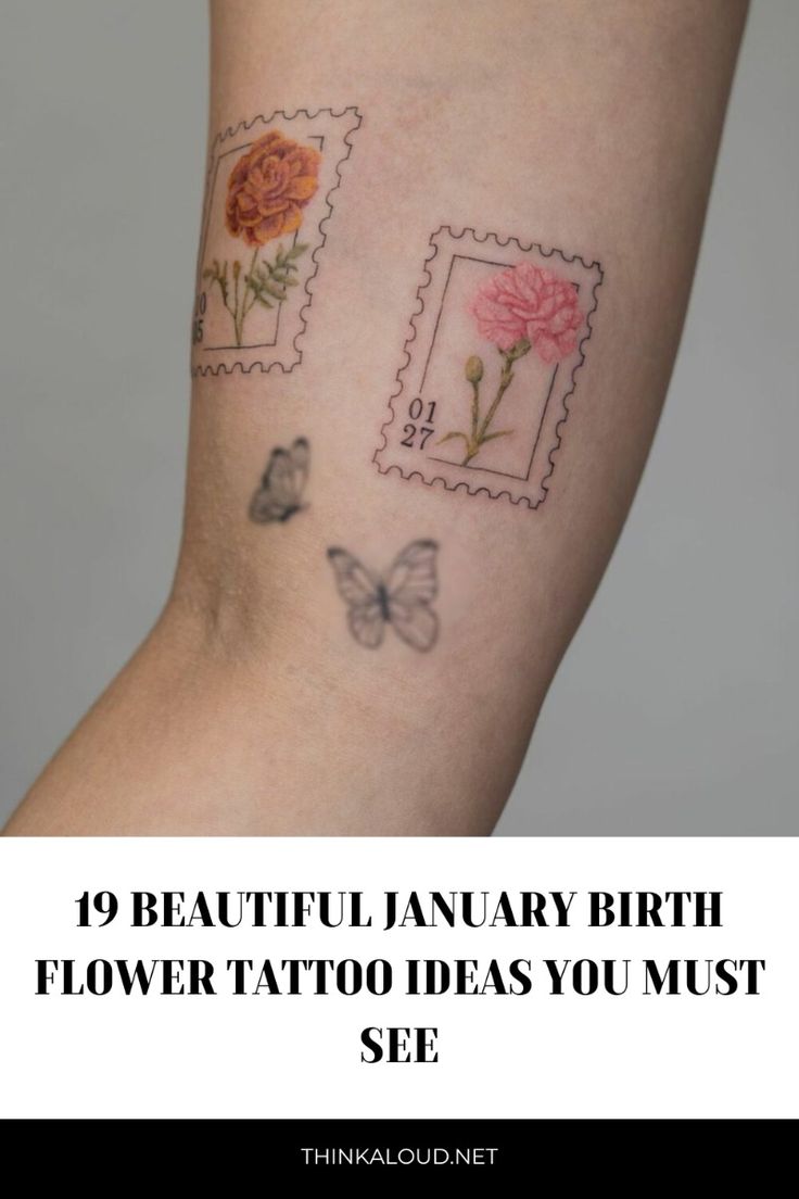 19 Beautiful January Birth Flower Tattoo Ideas You Must See