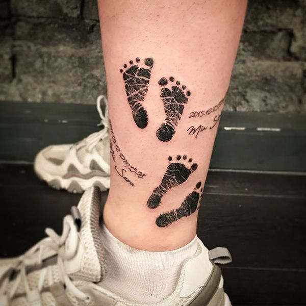 30+ Cute Baby Footprint Tattoo Ideas You Will Love In 2025