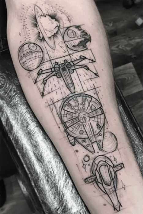 26 Of The Best Star Wars Tattoos Ideas You'll See This Side Of Tatooine