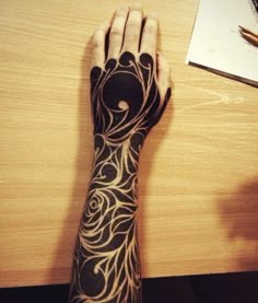 20 Blackout tattoos ideas in 2025 | tattoos, cool tattoos, body art tattoos