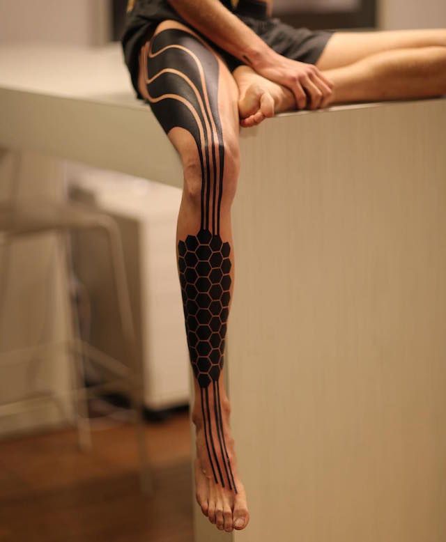 Blackout Tattoo” Trend Cloaks the Body in Black Ink to Make a Bold Visual  Statement
