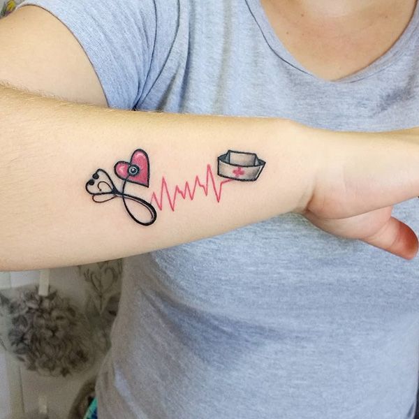 35 Cool Nurse Tattoo Design Ideas