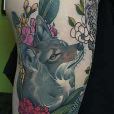 coyote tattoo - Google Search | Coyote tattoo, Animal tattoos, Fox tattoo