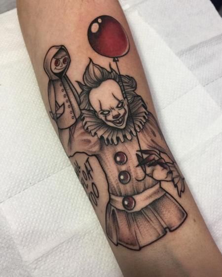 pennywise tattoo ideas