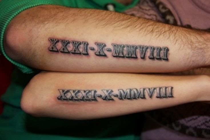Roman Number Tattoos - Best Tattoo Designs | Roman numeral tattoos, Roman  tattoo, Tattoos
