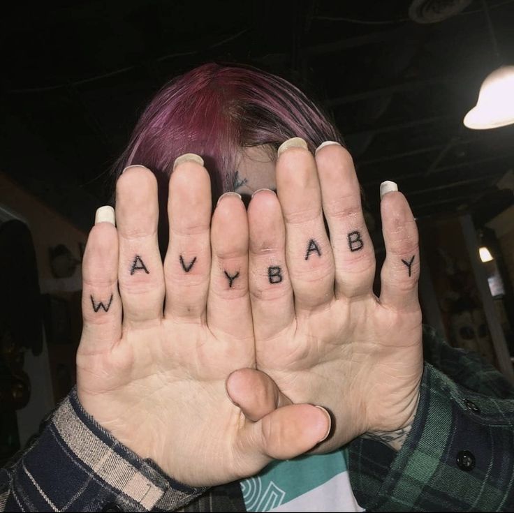 Pin by 🕷 on Tattoo ideas | Lil peep tattoos, Baby tattoos, Finger tattoos