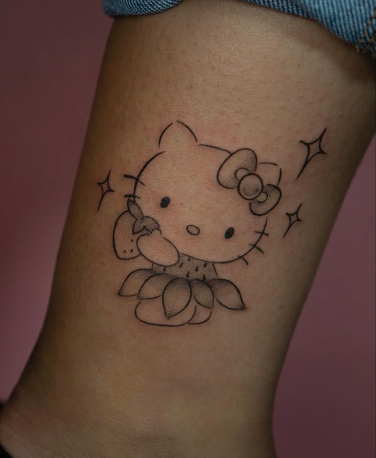 Hello kitty tattoo