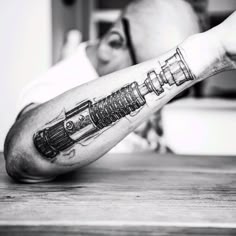 15 Lightsaber tattoo ideas | lightsaber tattoo, star wars tattoo, lightsaber