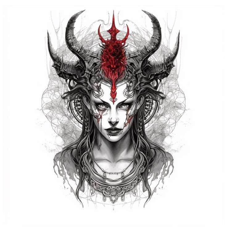 Lilith tattoo design