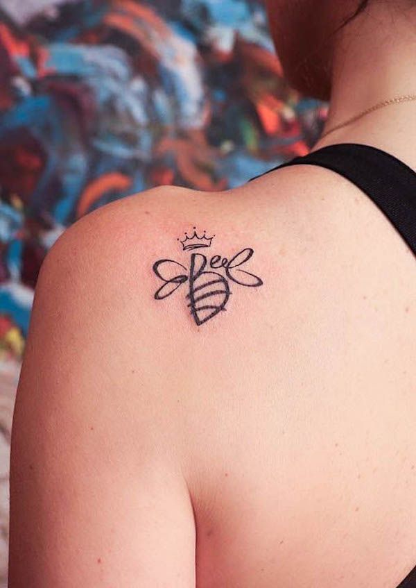 49 Unique Bee Tattoos with Meaning - Our Mindful Life