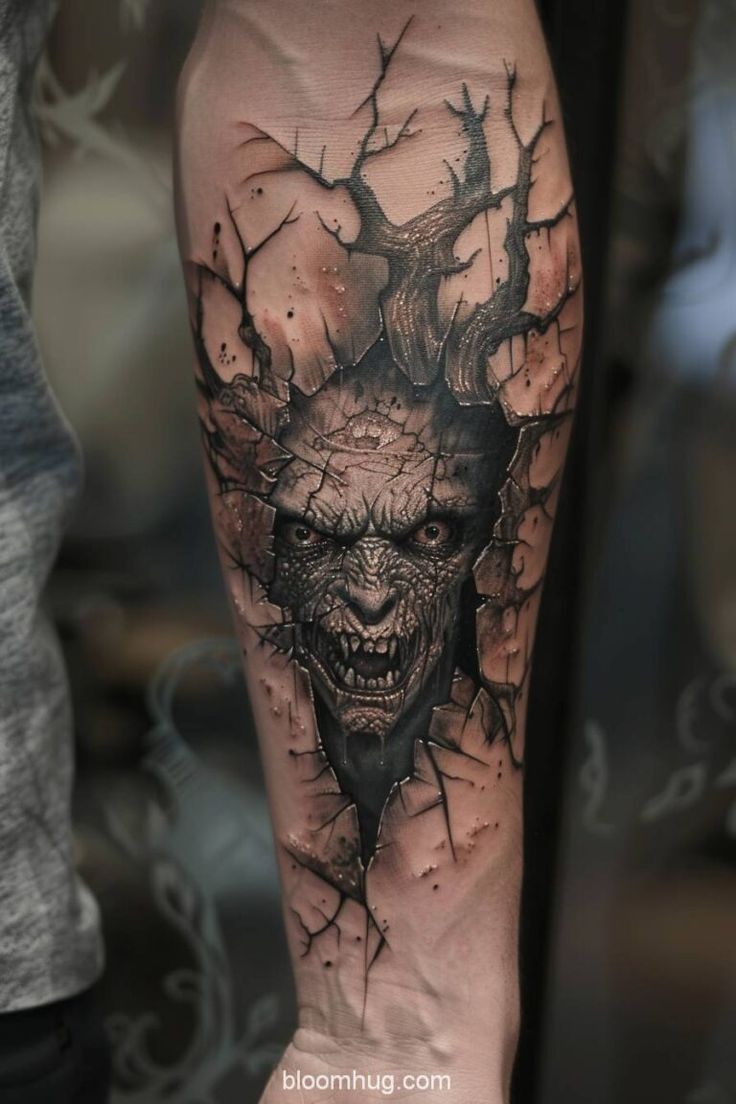 24+ Demon Tattoo For Men Ideas