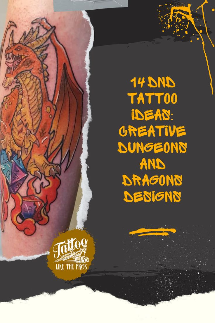 14 DnD Tattoo Ideas: Creative Dungeons and Dragons Designs
