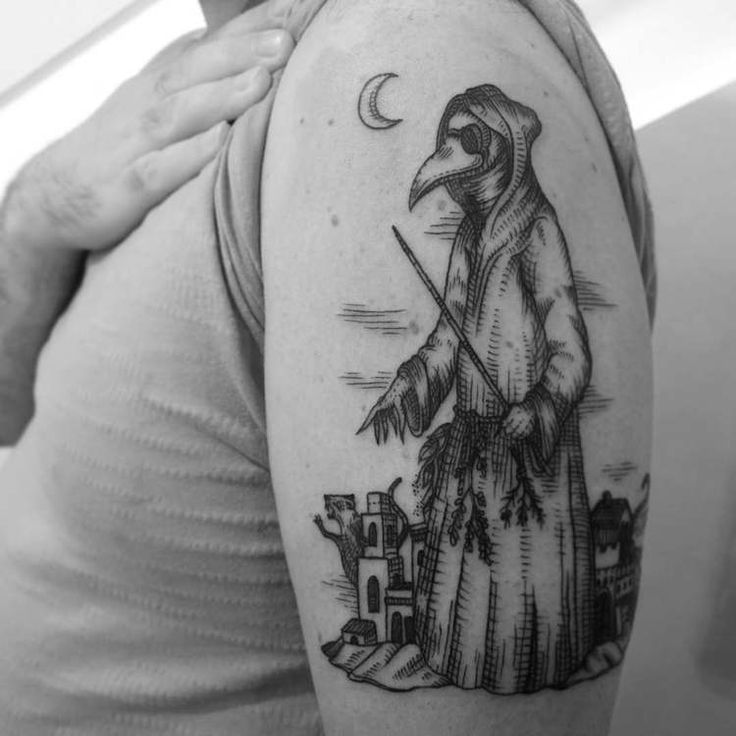 33 Obscure Plague Doctor Tattoo Designs | TattooAdore