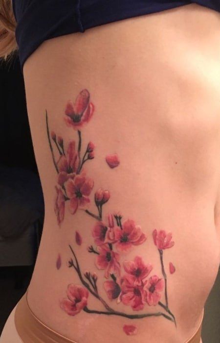 70 Beautiful Cherry Blossom Tattoo Designs