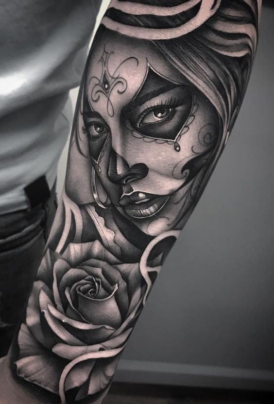 Celebrate Life and Death With These Awesome Day of the Dead Tattoos -  KickAss Things