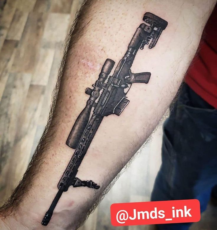 101 Amazing Gun Tattoos For 2024