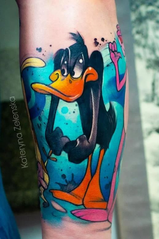 From Looney Tunes to Skin Art: Exploring Daffy Duck Tattoo Ideas - NSF News  and Magazine