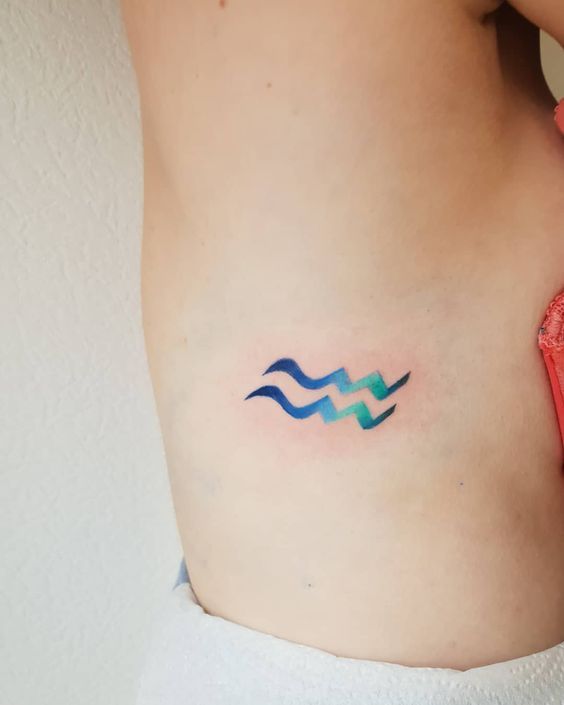 50 Best Aquarius Zodiac Sign Tattoos Ideas » Hike N Dip