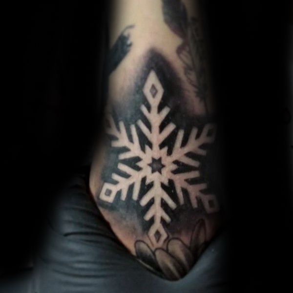 100 Stunning Snowflake Tattoo Designs for Men