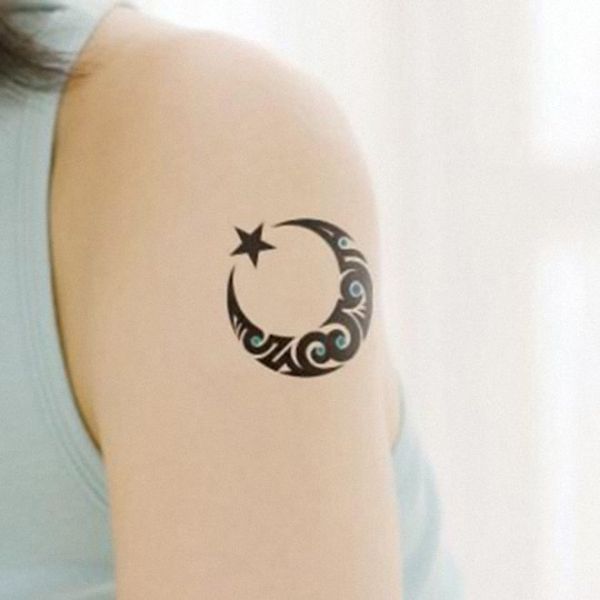 31 Moon and Stars Tattoos With Symbolic Meanings - TattoosWin