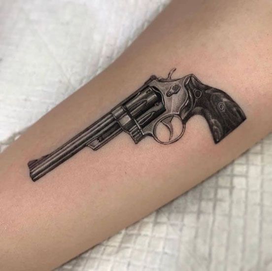 15+ Most Creative Gun Tattoo Designs With Pictures!