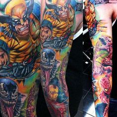 Tattoos: 16 superhero tattoos ideas to save today | marvel tattoos, comic  tattoo and more