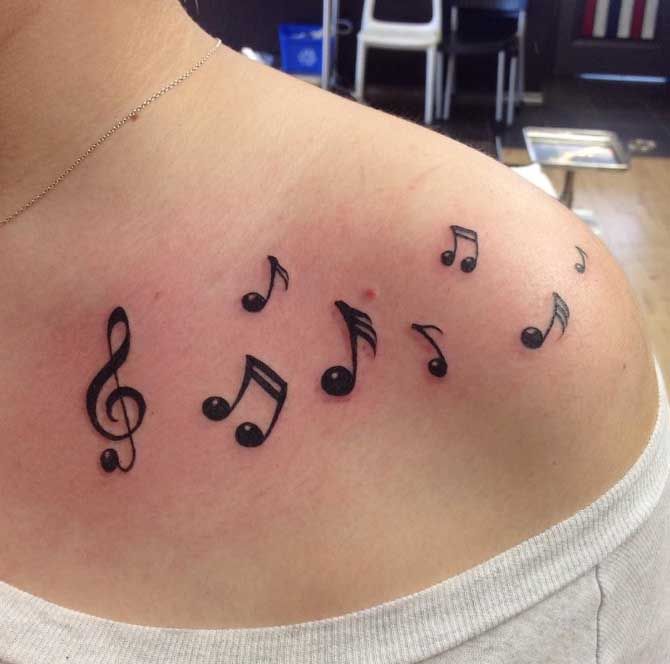 120 #Music_Note_Tattoo Ideas