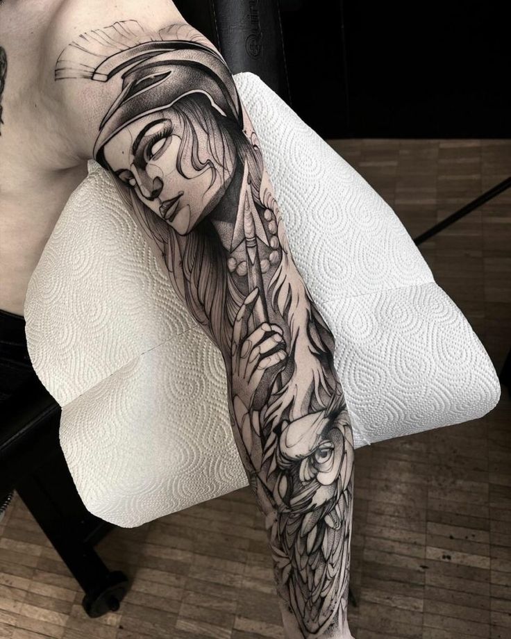 170+ Athena Tattoo Ideas for Females (2024)