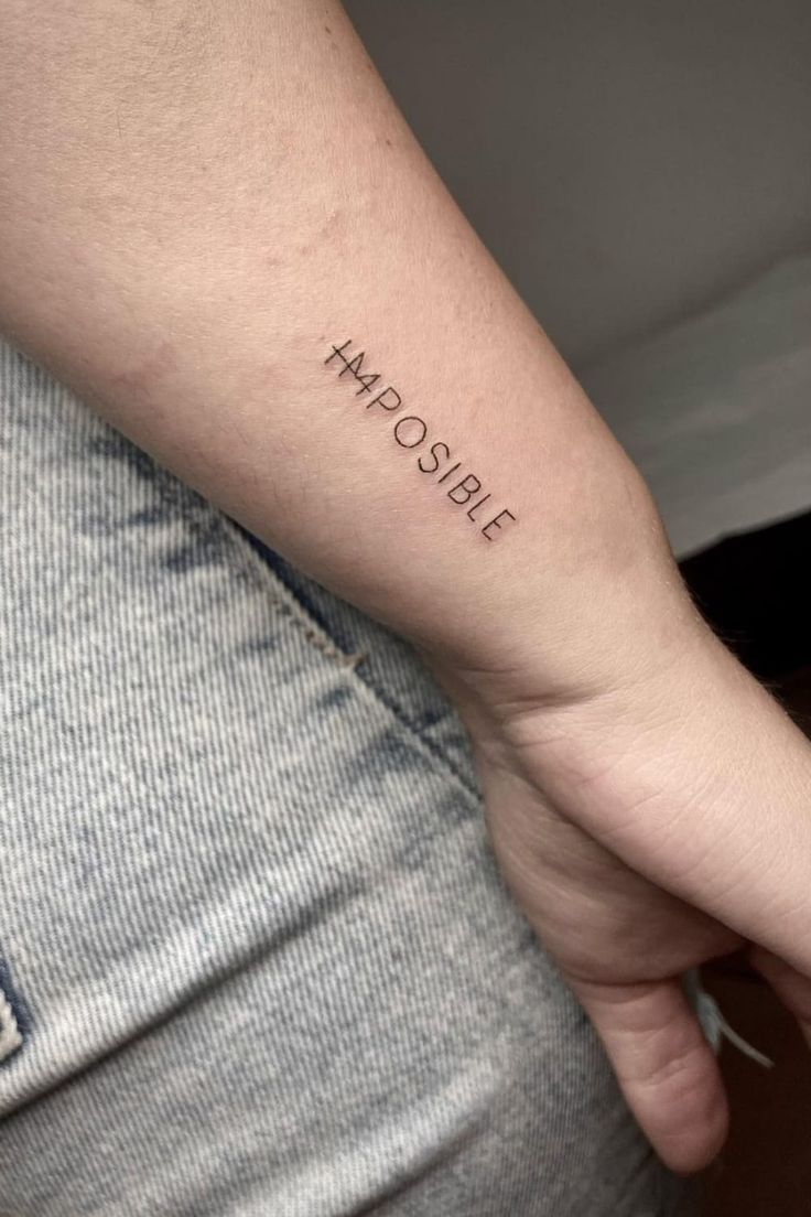 50 Amazing One Word Tattoo Ideas
