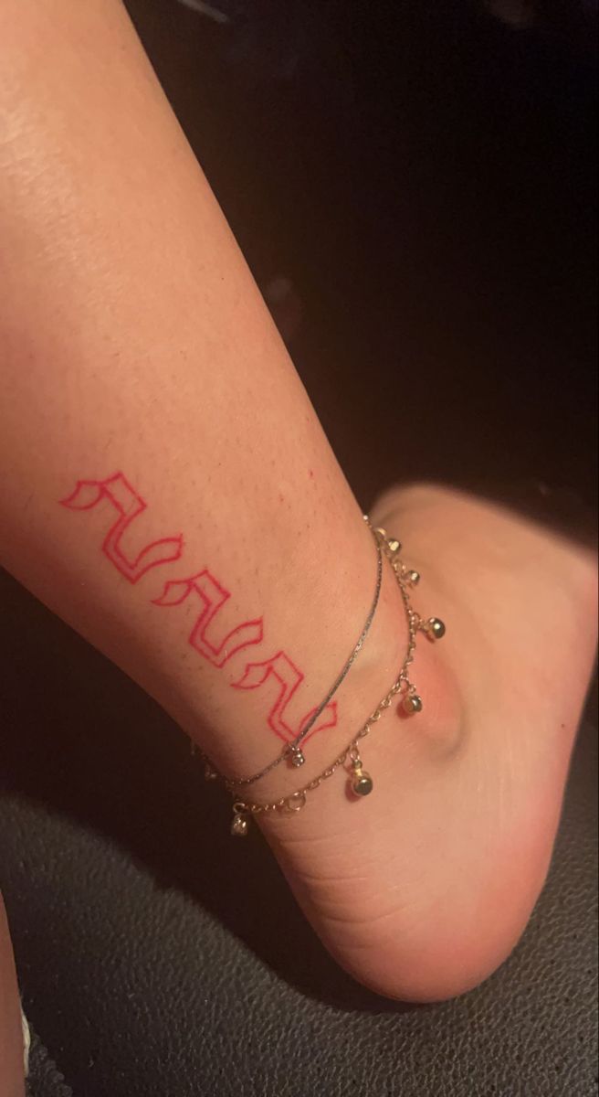 Angel number tattoo