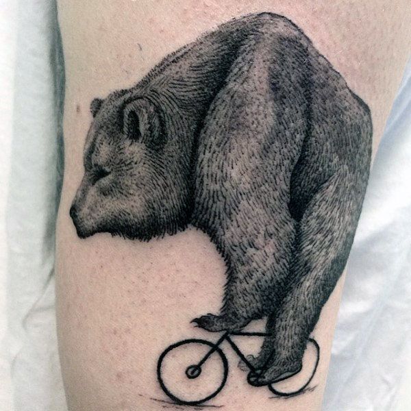 67 Bicycle Tattoo Designs for Men